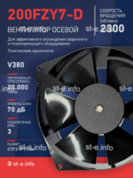 Вентилятор  200FZY7-D  - st-e.info - Пятигорск