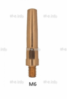 Наконечник токосъемный длинный М6х45 ф 1,2 - st-e.info - Пятигорск