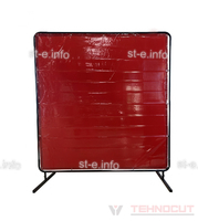 Экран защитный 1.74х1.74m, красный - st-e.info - Пятигорск