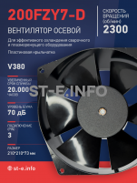 Вентилятор  200FZY7-D  - st-e.info - Пятигорск