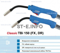 Горелка для полуавтоматической сварки TBi 150-blue-ESG, длина 3 метра - st-e.info - Пятигорск