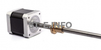 Шаговый двигатель 42HSL48-1204JA08-E150 (Tr8*8) - st-e.info - Пятигорск