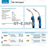 Горелка для полуавтоматической сварки TBi  7W Expert, длина 5 m. - st-e.info - Пятигорск