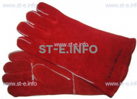 Перчатки-краги сварщика TETU 104 KEVLAR RED - st-e.info - Пятигорск