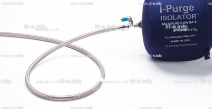 Односторонняя заглушка с трубкой и клапаном ISO 44" (1117 mm)  - st-e.info - Пятигорск
