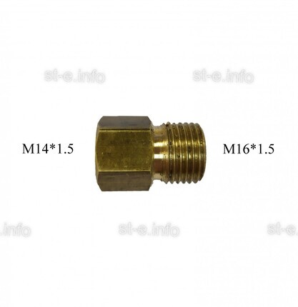 Переходник с М14*1.5 на М16*1.5 - st-e.info - Пятигорск