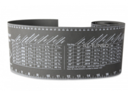 Лента для разметки труб 128mm*2500mm - st-e.info - Пятигорск